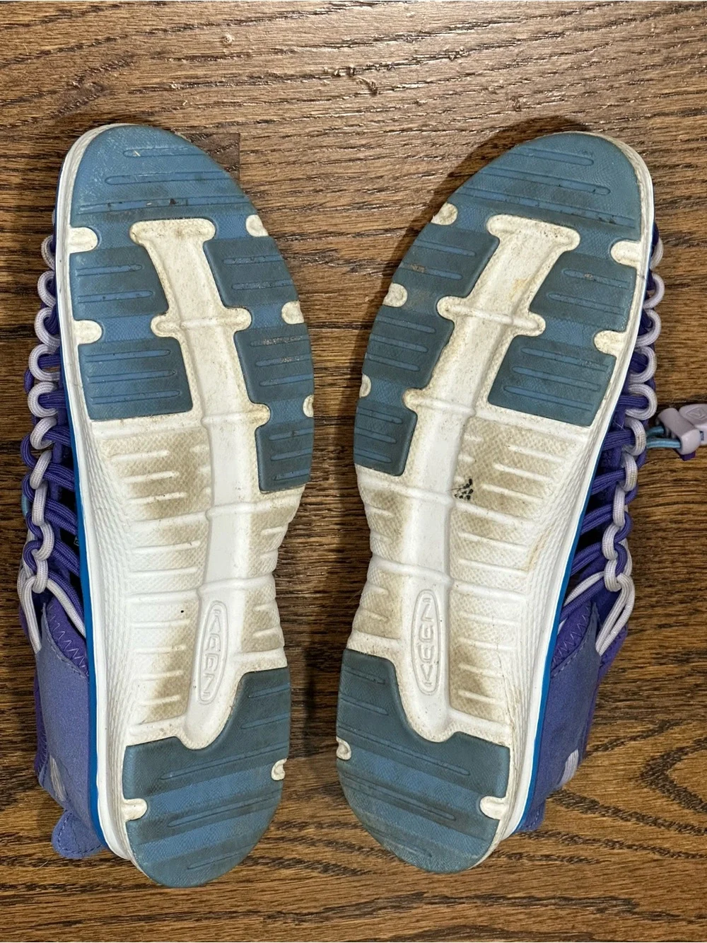 Keen Uneek Woven Cord Sandals Purple Blue Women 7.5 8 / Youth 6⁠